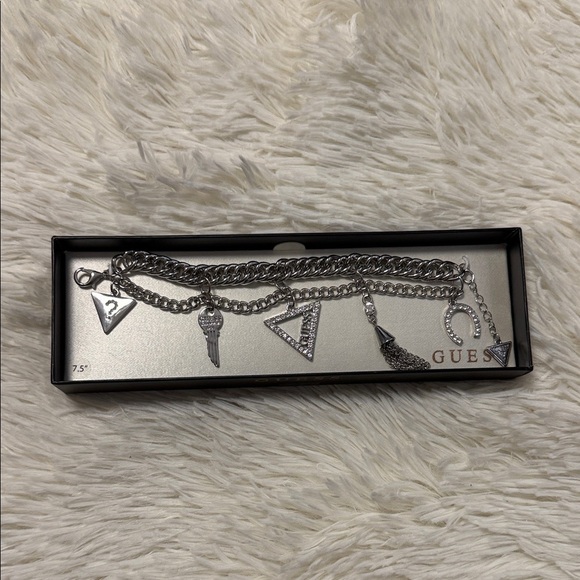 Guess Silver Charm Bracelet - Picture 2 of 3
